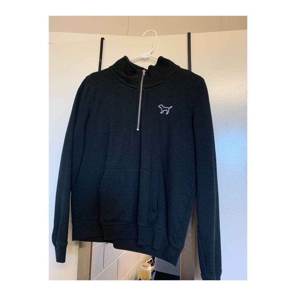 Pink Black Quarter ZIP